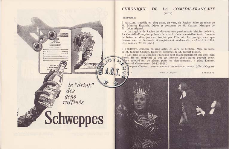 Les programmes de Théatre de l\